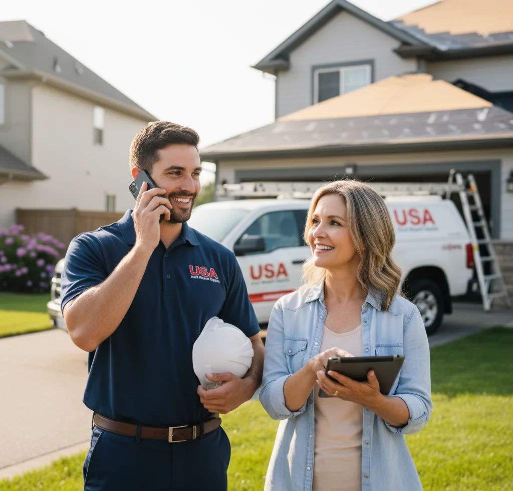 USA Roof Repair Experts customer support in Hubbardston